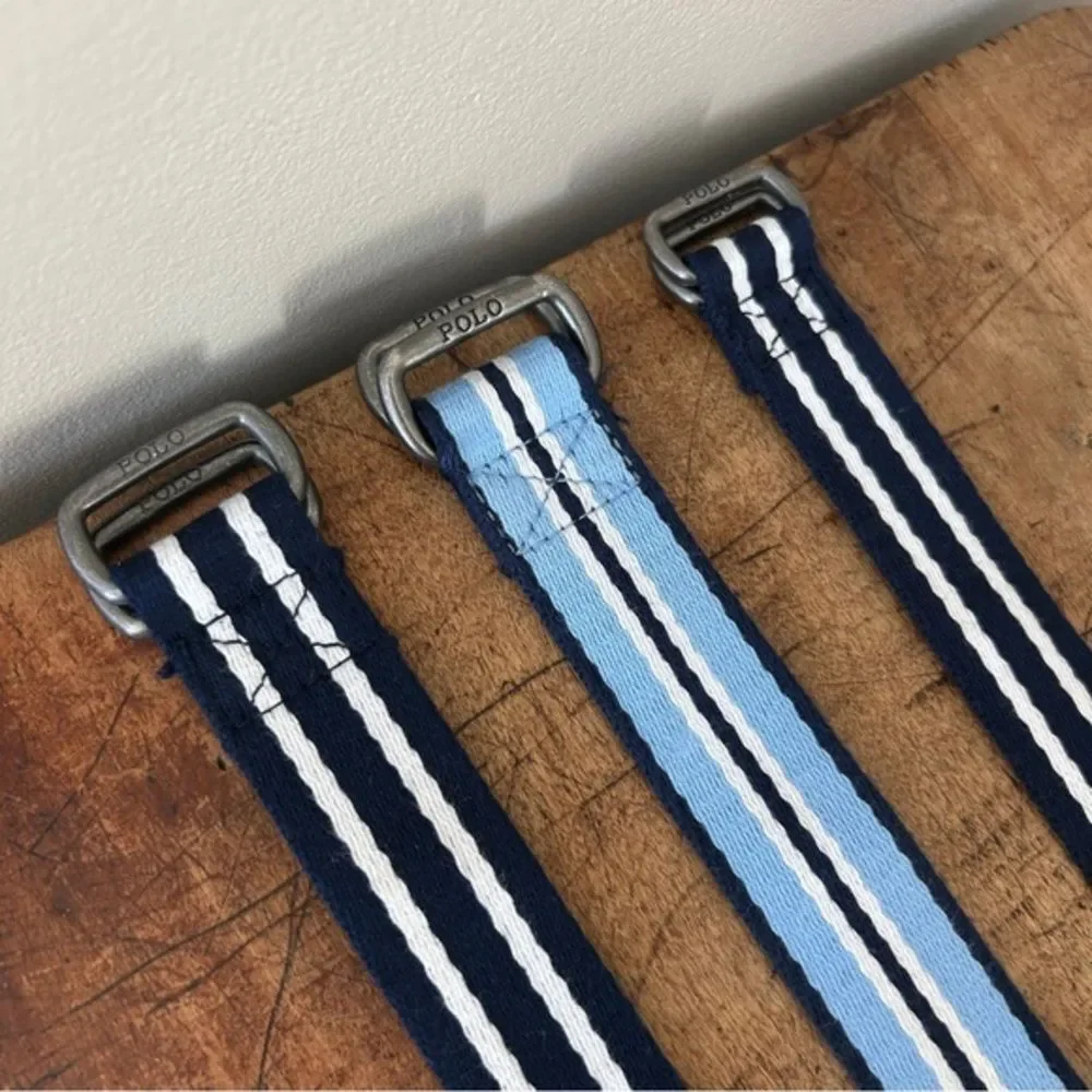 Polo Ralph Lauren Double Ring Buckle Belt Boys Set of 3; 2 are 27